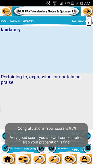 NLN PAX Vocabulary Exam Prep Screenshot 3