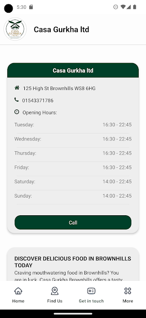 Casa Gurkha Brownhills Screenshot 2