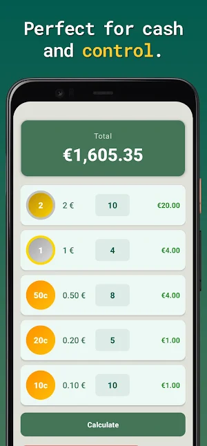 Euro Money Counter Screenshot 3