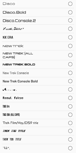 ✦ TREK ✦ Fonts Pack [Root] or supported +3rd party Screenshot 1