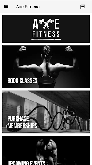 Axe Fitness. Screenshot 2