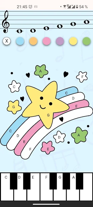 Music Notes & Nursery Rhymes Screenshot 2