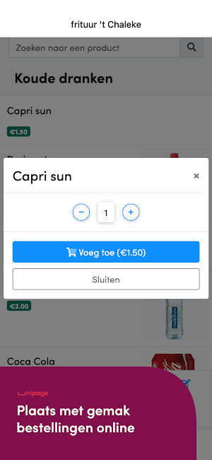 Frituur 't Chaleke Screenshot 0