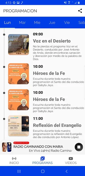 Radio Caminando con Maria Screenshot 3