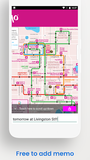Orlando Bus Travel Map Offline Screenshot 3