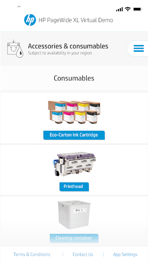 HP PageWide XL Virtual Demo Screenshot 1