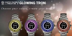Glowing ElecTRONic Watch Face Screenshot 1