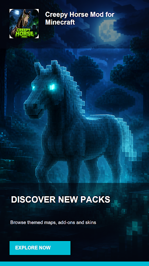 Creepy Horse Mod for Minecraft Screenshot 0