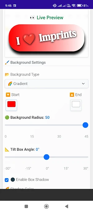 Glance Text Screenshot 3