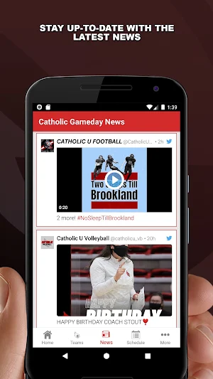 Catholic University Cardinals Screenshot 3