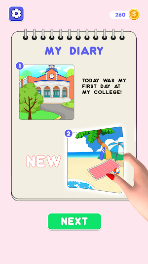 DIY Paper Diary Doll Dress Up Screenshot 2