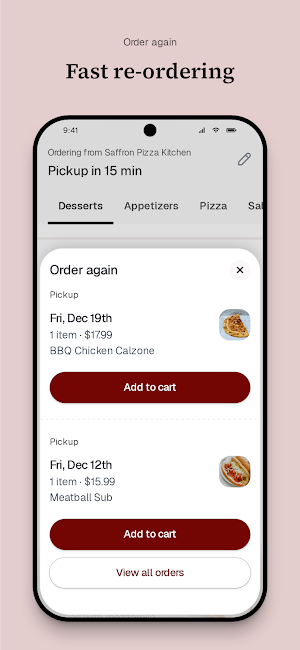 Saffron Pizza Kitchen Screenshot 3