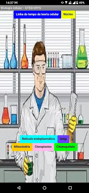 Biologia celular  acessível. Screenshot 1