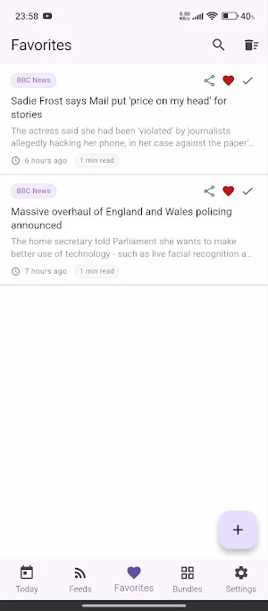 Feeds Screenshot 2