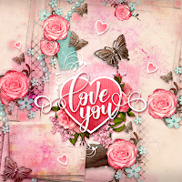 Vintage Pink Love - Wallpaper