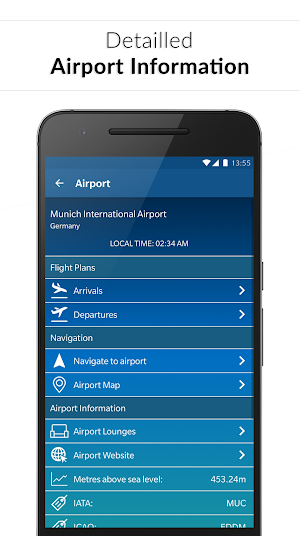 Munich Airport Guide - Flight information MUC Screenshot 1