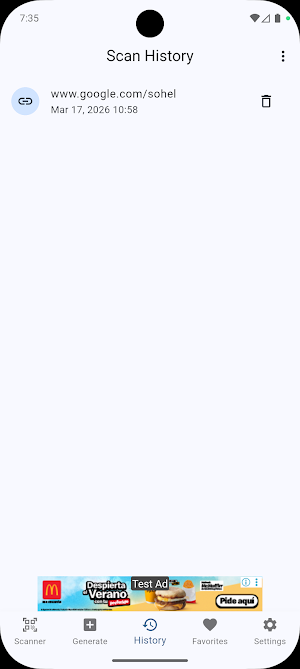 QR Code Scanner Screenshot 1