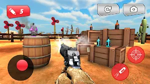 Knock Bottles Down: Sniper Gun Shooting Games Screenshot 1