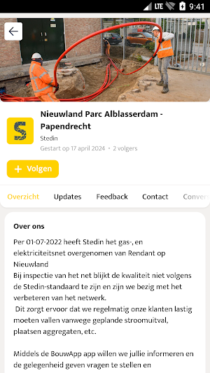 Stedin BouwApp Screenshot 2
