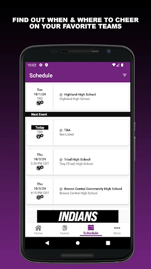 Mascoutah Indians Live Screenshot 1