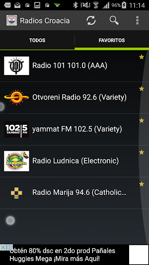 Radios Croatia Screenshot 0
