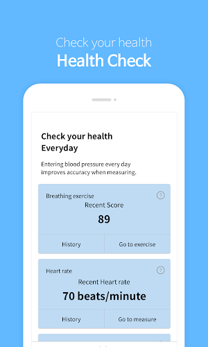 Haley ( breath / blood pressure / heart rate ) Screenshot 2