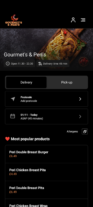 Gourmet's & Peri's Screenshot 2