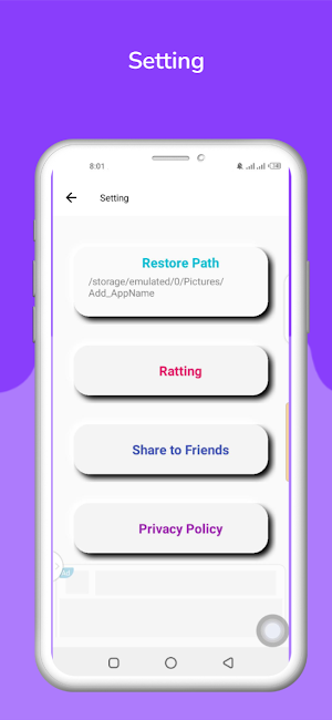 Recovery Photo & Video Restore Screenshot 2