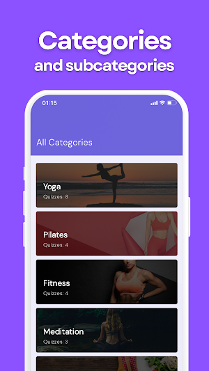 Yoga, Pilates, Fitness Quizzes Screenshot 3