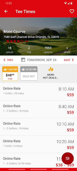 Richland Golf Club Screenshot 0