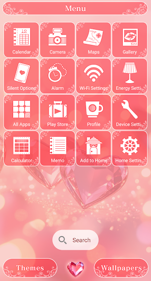 Crystal Hearts Theme +HOME Screenshot 1