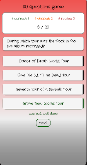 Iron Maiden Quiz Screenshot 1