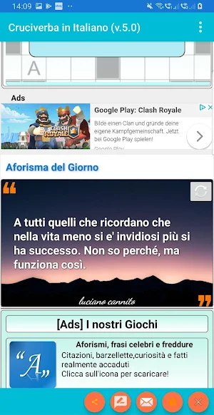 Best Italian Crossword Puzzles - Advanced Level Screenshot 3