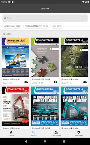 Koneyrittäjä-lehti Screenshot 3