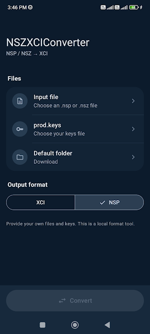 NX File Converter Screenshot 2