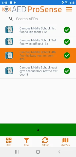 AEDProSense Screenshot 3