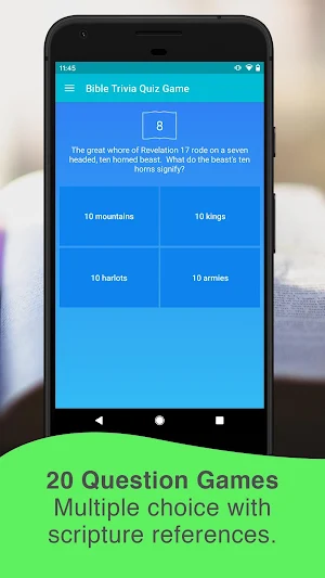 Bible Trivia Game Free Screenshot 1