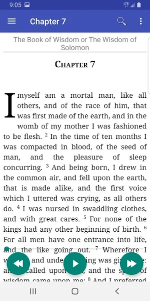 The Book of Wisdom or Wisdom of Solomon(audiobook) Screenshot 1