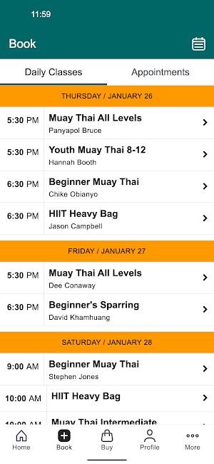 Chonburi Muay Thai Screenshot 1