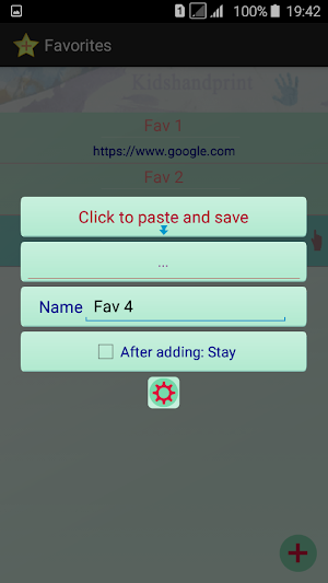 Favorite links Screenshot 2