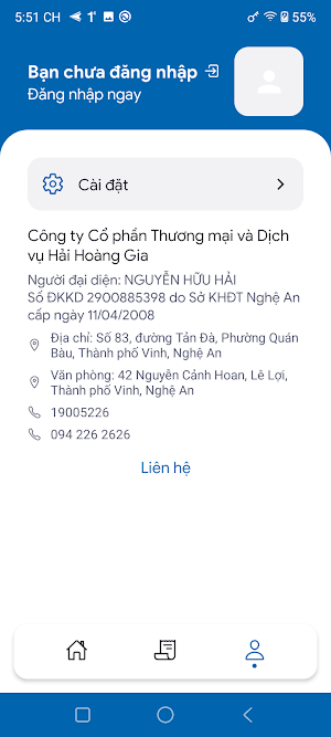 Nhà xe Hải Hoàng Gia Screenshot 0