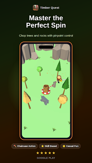 Timber Quest: Chainsaw Chop Screenshot 3