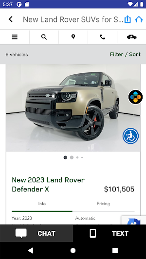 Land Rover Shreveport Screenshot 3