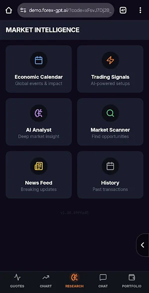 ForexGPT Pro Terminal Screenshot 2