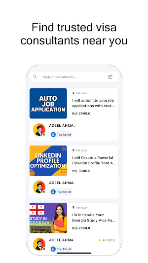 Abundant Visas Screenshot 2