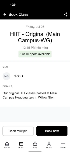 HIIT School Screenshot 2