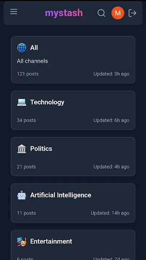 mystash Screenshot 1