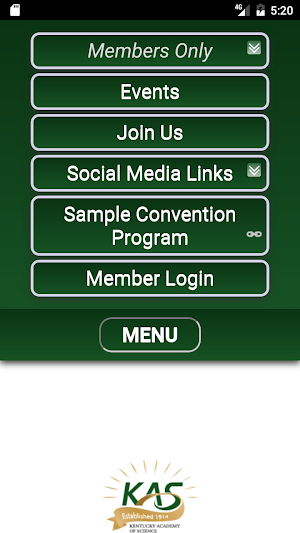 KY Science Mobile App Screenshot 1