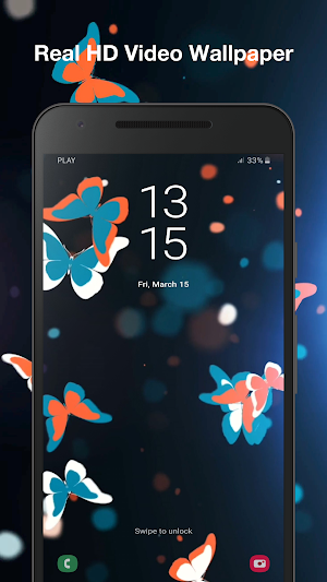 Cute Butterflies Live Wallpaper Screenshot 2