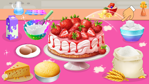Strawberry Cakes Maker Bakery Screenshot 0